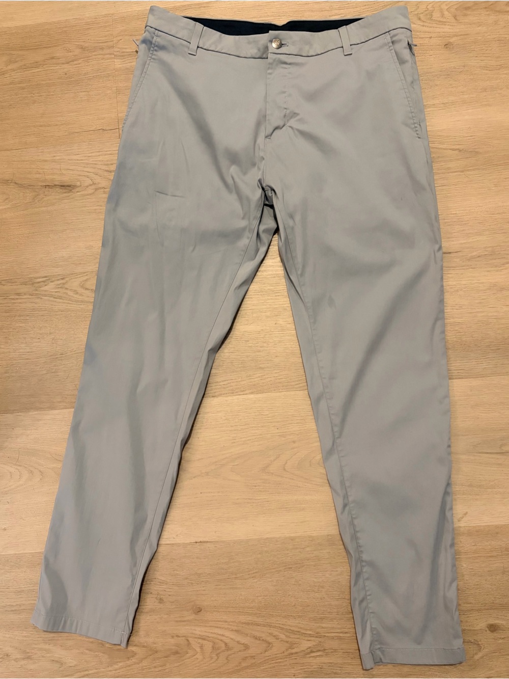 BirdDogs Men’s Performance Pants 36x32 Gray Stretch Golf Travel Chinos